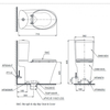 Bàn cầu 2 khối TOTO CS819DST8, nắp đóng êm