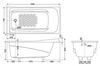 Bồn Tắm Ngọc Trai TOTO PPY1560PE#P/DB501R-2B