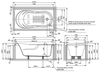 Bồn tắm TOTO PAY1570D#W/DB501R-2B/TVBF412