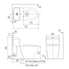 Bồn cầu 1 khối INAX  AC-909VRN nắp đóng êm