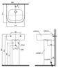 Chậu Lavabo TOTO LPT767CR treo tường chân dài