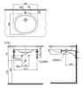 Chậu lavabo TOTO LT764 âm bàn