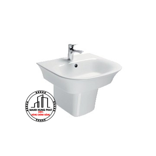 Chậu lavabo TOTO LW196K/LW196HFK chân lửng