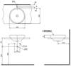 Chậu lavabo TOTO LW526NJ đặt bàn