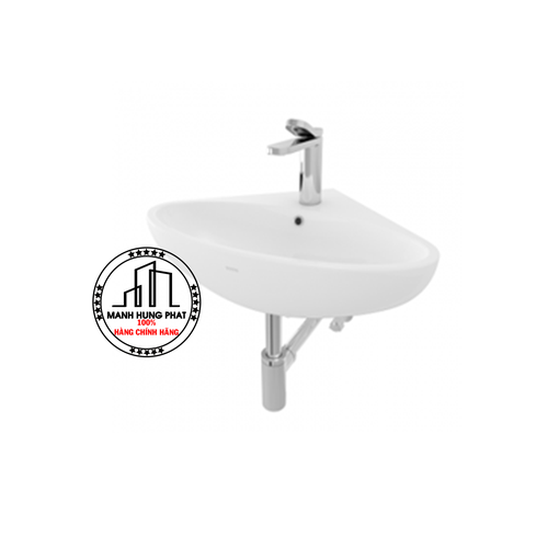 Chậu lavabo TOTO LW815CJW/F góc treo tường