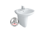 Chậu rửa lavabo INAX L-284V/L-284VC  chân ngắn treo tường
