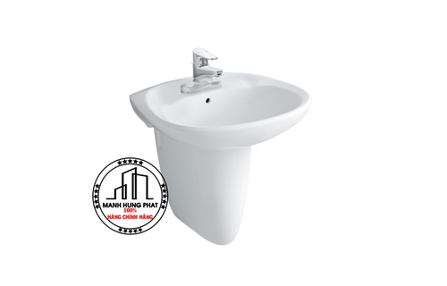 Chậu rửa lavabo INAX L-284V/L-284VC  chân ngắn treo tường