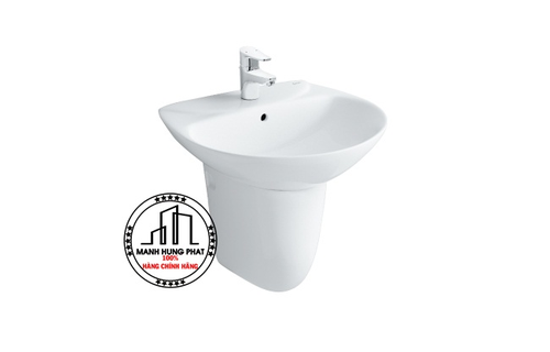 Chậu rửa lavabo INAX L-285V & L-288VC chân ngắn treo tường