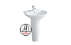 Chậu rửa lavabo INAX L-285V & L-288VD chân dài treo tường