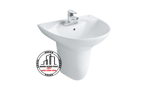 Chậu rửa lavabo INAX L-288V & L-288VC chân ngắn treo tường