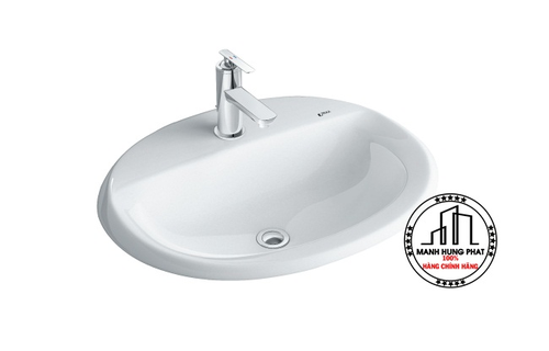 Chậu rửa lavabo INAX L-2395V âm bàn dương vành