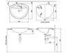 Chậu rửa lavabo INAX L-2396V âm bàn dương vành