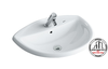 Chậu rửa lavabo INAX L-2396V âm bàn dương vành