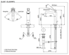 Vòi chậu lavabo TOTO DL367-2#PG nóng lạnh cổ cao