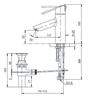 Vòi chậu lavabo TOTO TS240A nóng lạnh