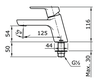 Vòi chậu lavabo TOTO TX109LU lạnh