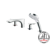 Vòi xả bồn TOTO TBP02202A nóng lạnh 4 lỗ kèm sen tắm ZL 