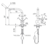 Vòi bếp INAX SFV-1013SX nóng lạnh