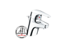 Vòi chậu lavabo INAX LFV-102S nóng lạnh