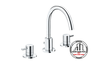 Vòi chậu lavabo INAX LFV-7000B van nóng lạnh 3 lỗ 