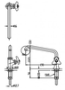 Vòi gắn chậu INAX LF-14-13 lạnh