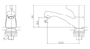  Vòi chậu lavabo INAX LFV-13B nước lạnh