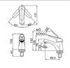 Vòi lavabo INAX LFV-20S nước lạnh 1 lỗ (FC)