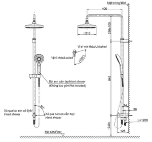 Sen cây TOTO TBW02002B nóng lạnh