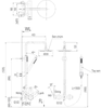 Sen tắm cây INAX BFV-71S nóng lạnh