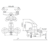 Bộ sen tắm INAX BFV-203S nóng lạnh
