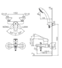Bộ sen tắm nóng lạnh INAX BFV-1203S