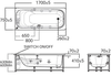 Bồn tắm nằm American Standard 70270P-WT