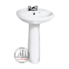 Chậu lavabo American Standard VF-0969/VF-0901 chân dài treo tường