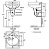 Chậu lavabo American Standard VF-0969/VF-0912 chân ngắn treo tường