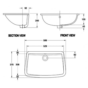Chậu rửa lavabo American Standard WP-0418 âm bàn