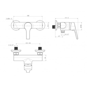 Bộ sen tắm American Standard WF-3913 nóng lạnh