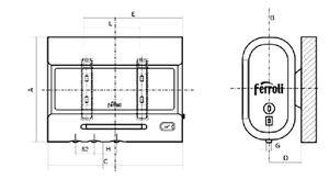 Máy nước nóng gián tiếp Ferroli DUETTO ME