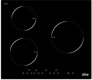 Bếp ba từ Ferroli IT5700BN điều khiển cảm ứng