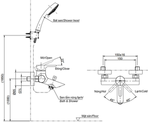 Sen TOTO nóng lạnh TBS03302V/DGH108ZR