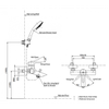 Sen tắm TOTO nóng lạnh TBS03302V/TBW01008A