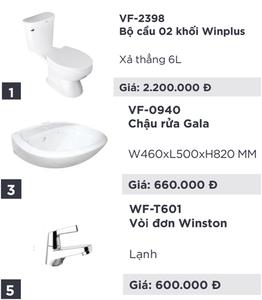 Khuyến mãi American Standard Combo 55