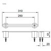 Thanh vắt khăn TOTO TS701