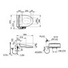 Nắp rửa điện tử Inax CW KB22AVN