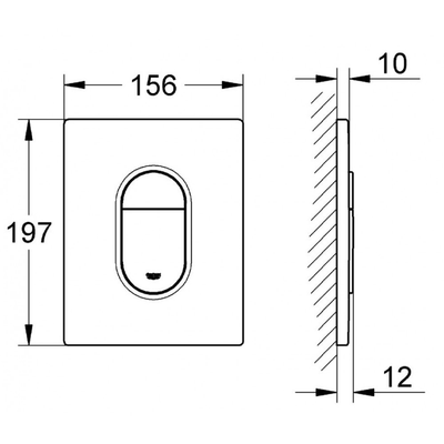 Nút xả Arena Cosmo Grohe 38844000 