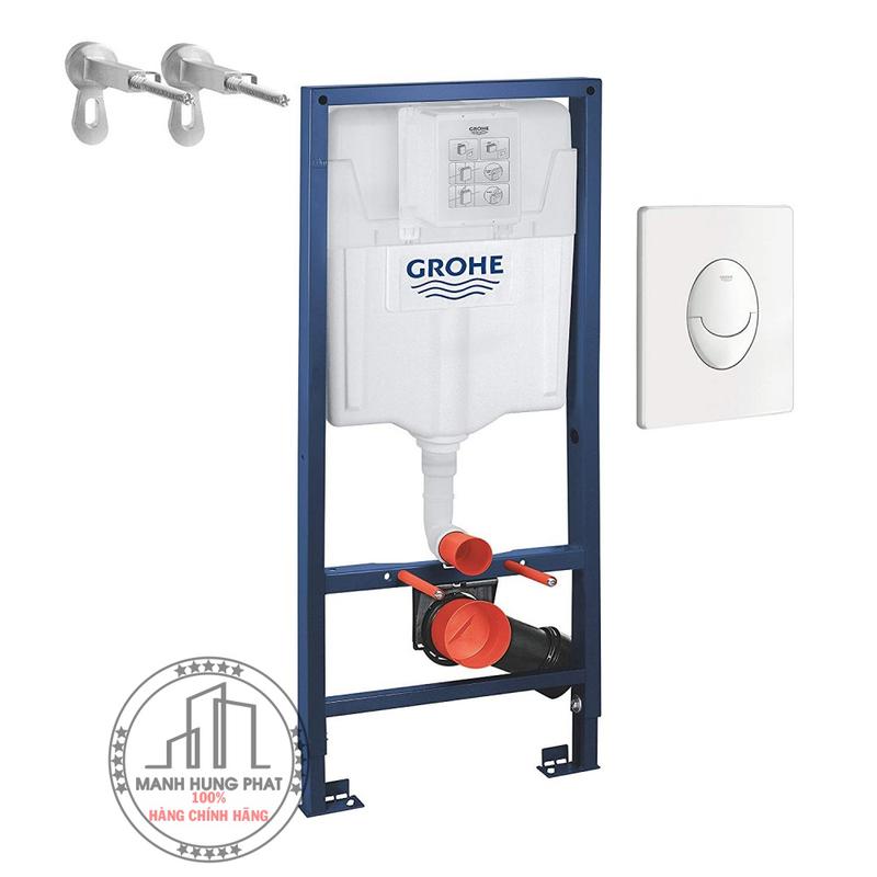 Két nước Grohe 38722001 âm tường