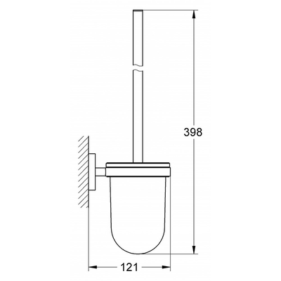 Bộ cọ vệ sinh Grohe 40374001 