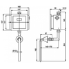 Van xả cảm ứng inax OKUV-32SM dùng điện