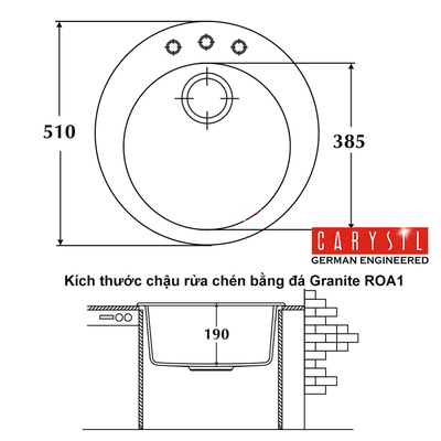 Chậu rửa chén Carysil -copy-copy-copy-copy-copy