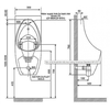 bồn tiểu nam American Standard WP-6727 treo tường