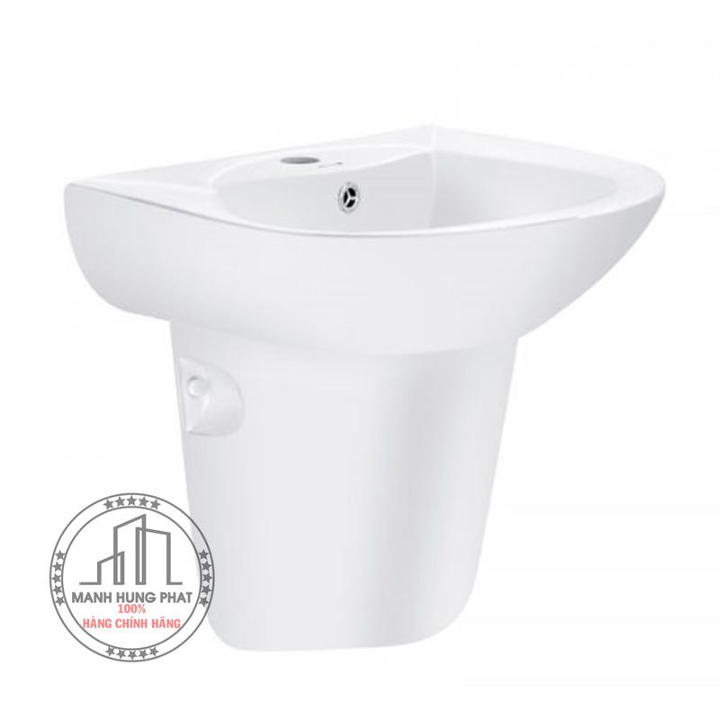 Chậu rửa lavabo Basic BS201 treo tường